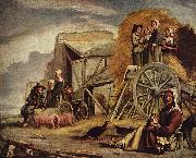 Louis Le Nain Der Bauernwagen Germany oil painting artist